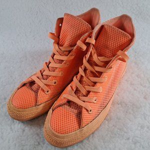 Chuck Taylor Converse All Star Orange High Tops Womens Sz Us 7.5 ( Orange )